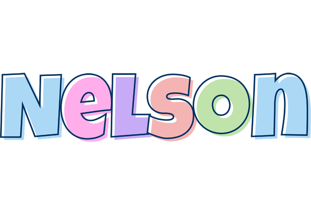 Nelson pastel logo