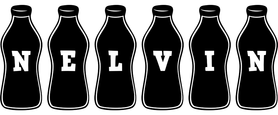 Nelvin bottle logo