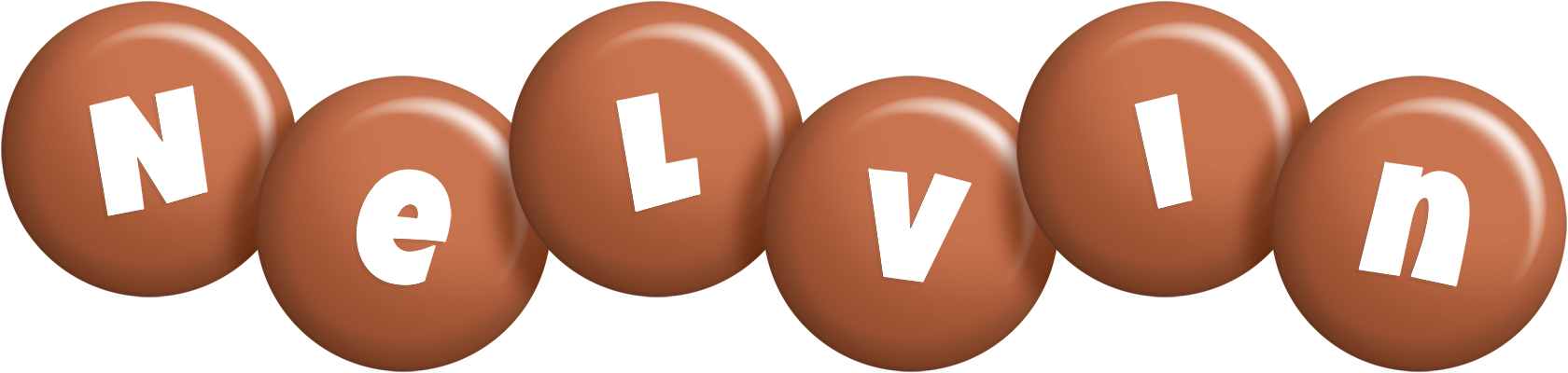 Nelvin candy-brown logo
