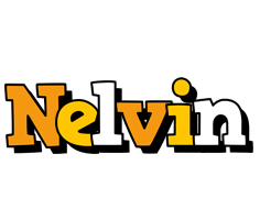 Nelvin cartoon logo