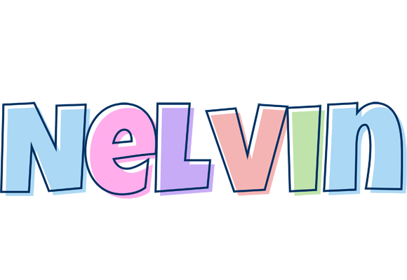 Nelvin pastel logo