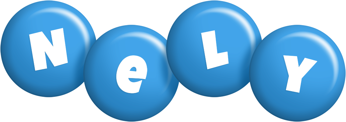 Nely candy-blue logo