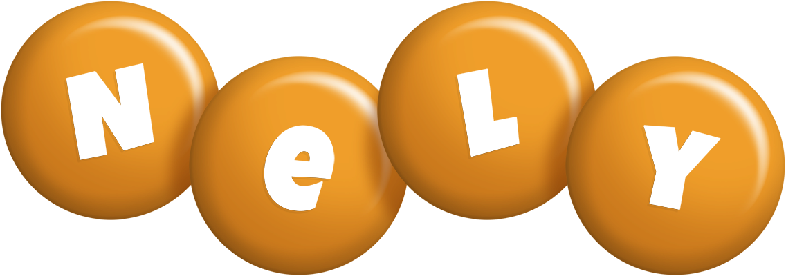 Nely candy-orange logo