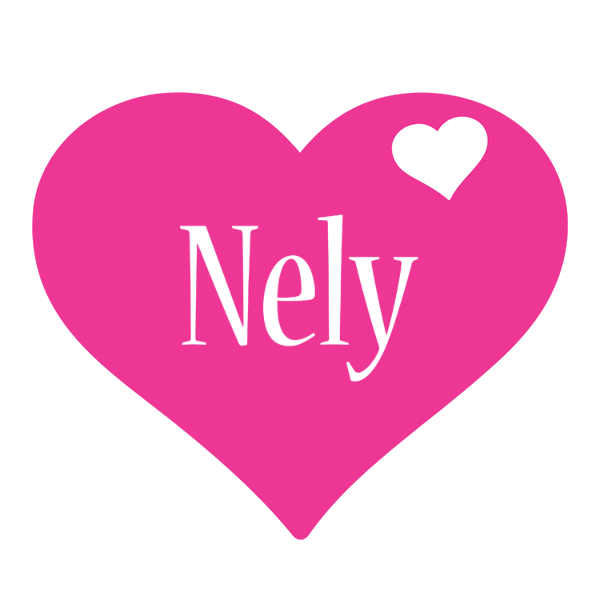 Nely love-heart logo
