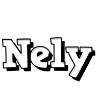 Nely snowing logo
