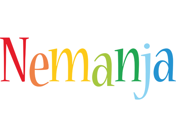 Nemanja birthday logo