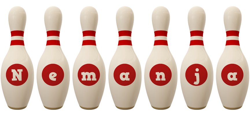 Nemanja bowling-pin logo