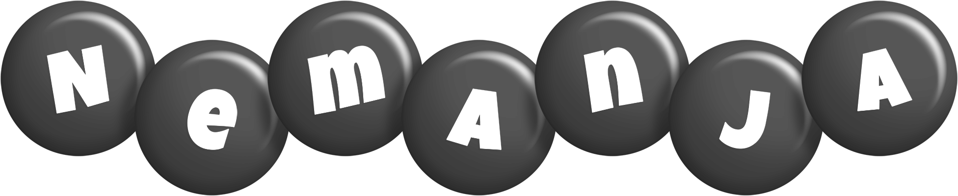 Nemanja candy-black logo