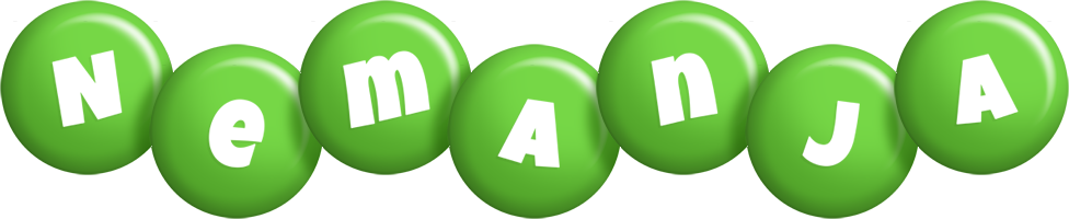 Nemanja candy-green logo