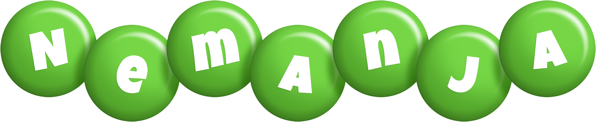 Nemanja candy-green logo