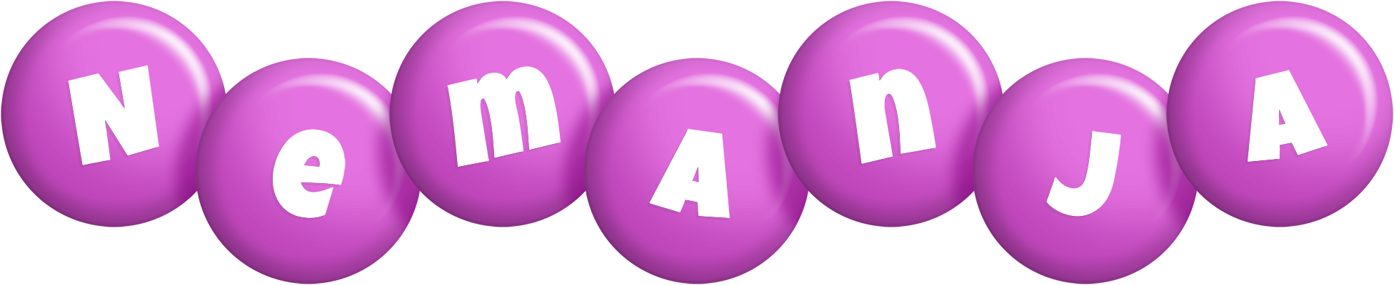 Nemanja candy-purple logo