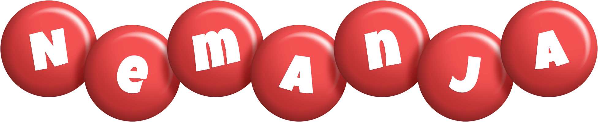 Nemanja candy-red logo