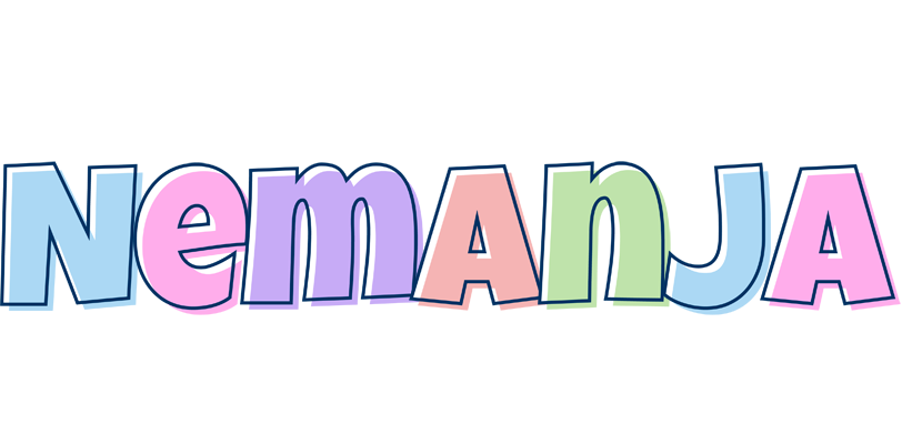 Nemanja pastel logo