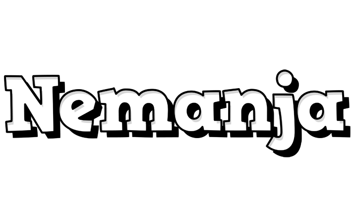 Nemanja snowing logo