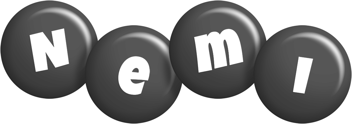 Nemi candy-black logo