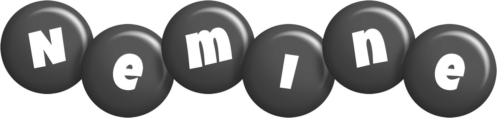 Nemine candy-black logo