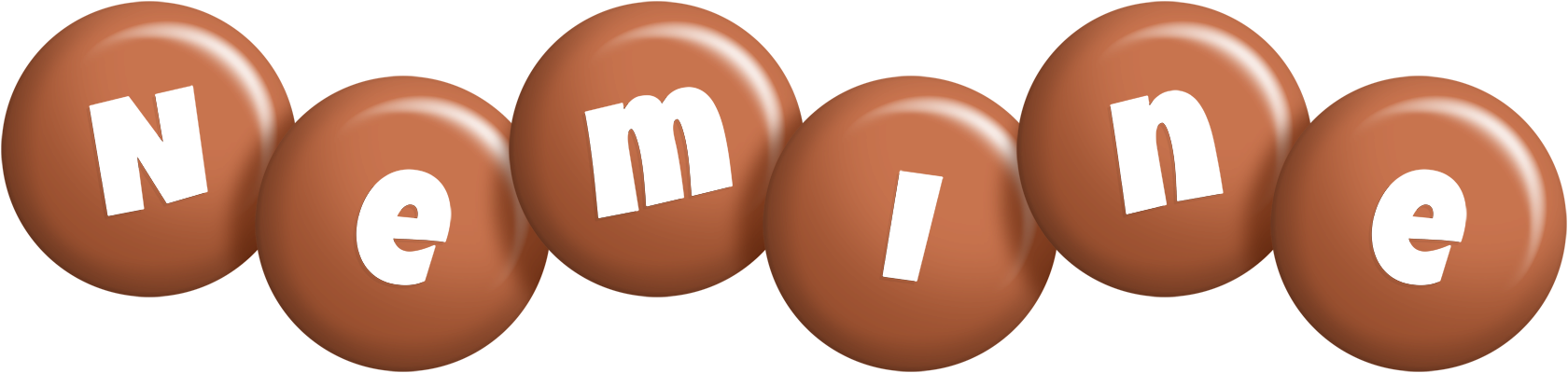 Nemine candy-brown logo