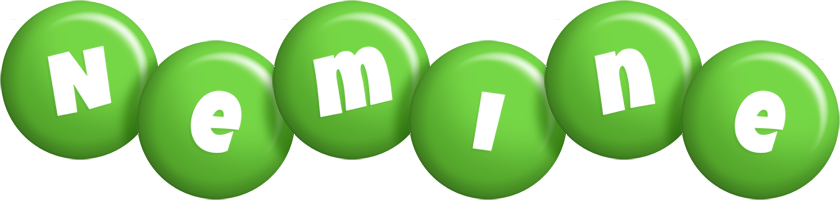 Nemine candy-green logo
