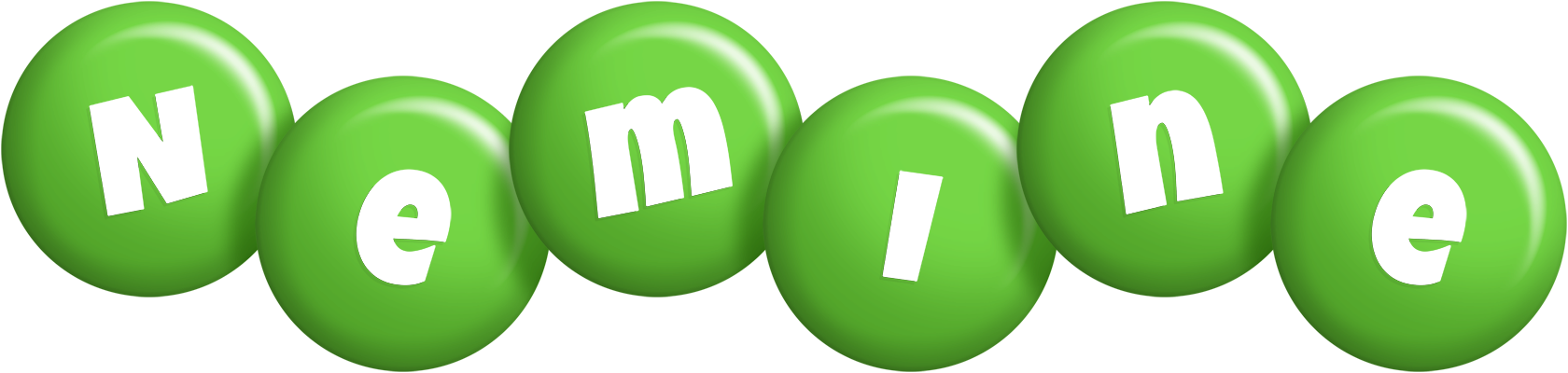 Nemine candy-green logo