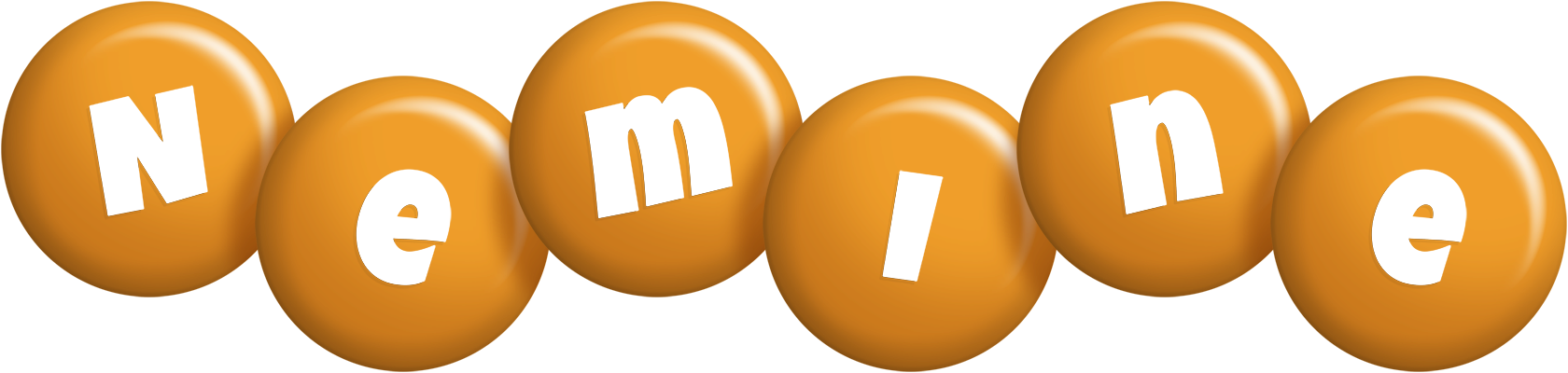 Nemine candy-orange logo