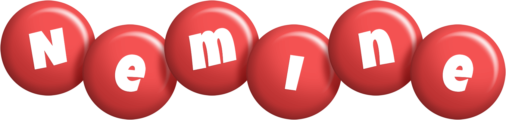 Nemine candy-red logo