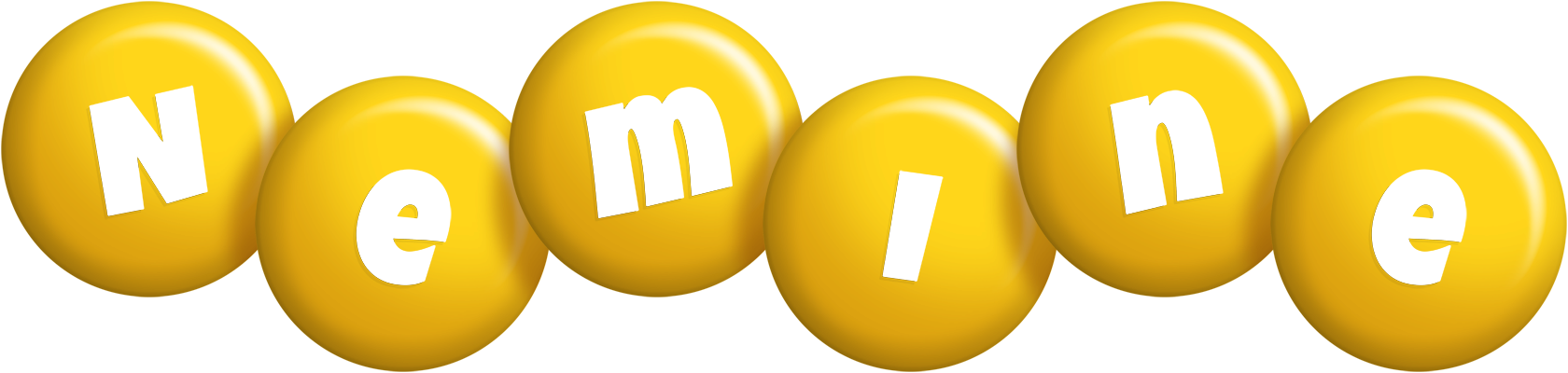 Nemine candy-yellow logo