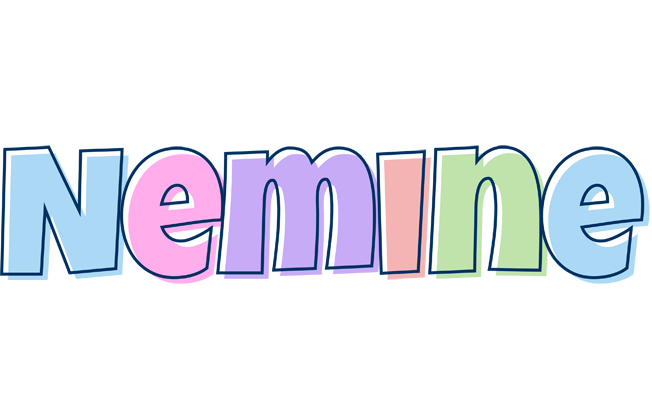 Nemine pastel logo