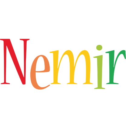 Nemir birthday logo