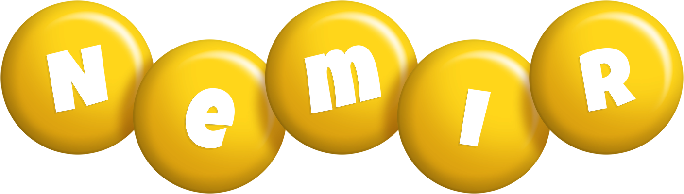 Nemir candy-yellow logo