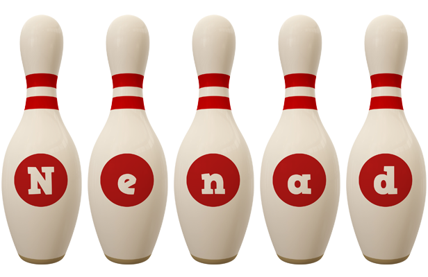 Nenad bowling-pin logo