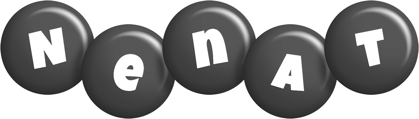 Nenat candy-black logo
