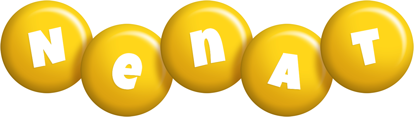 Nenat candy-yellow logo