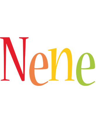 Nene birthday logo