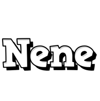 Nene snowing logo