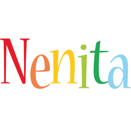 Nenita birthday logo