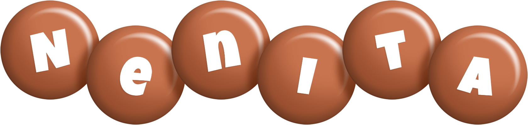 Nenita candy-brown logo