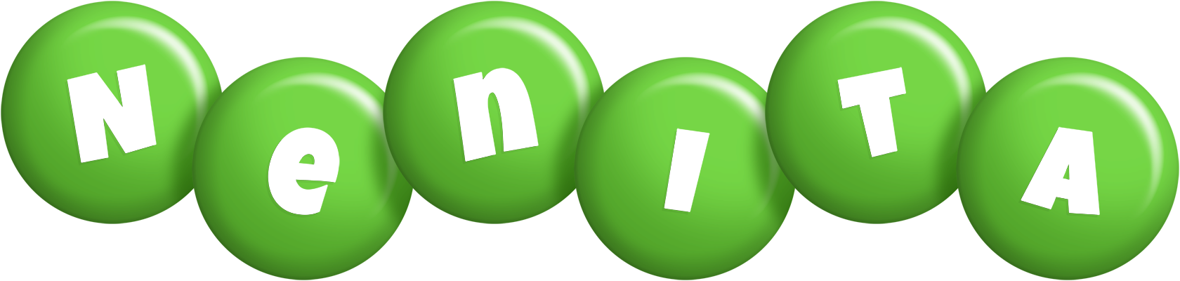 Nenita candy-green logo