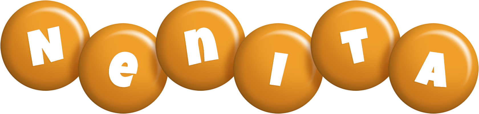 Nenita candy-orange logo