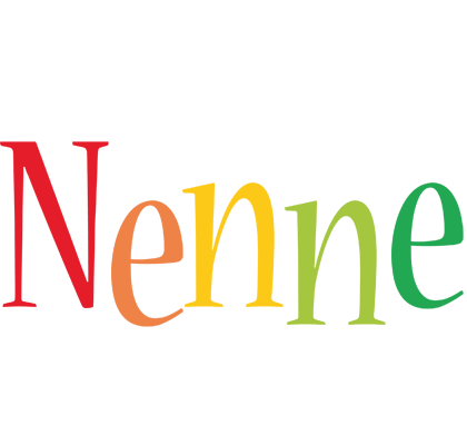 Nenne birthday logo