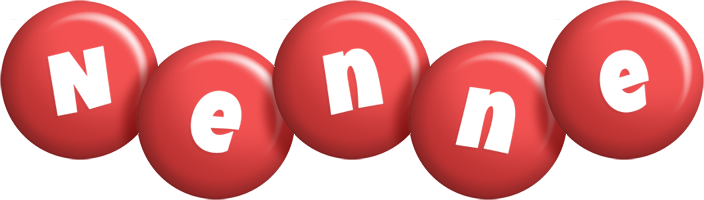 Nenne candy-red logo