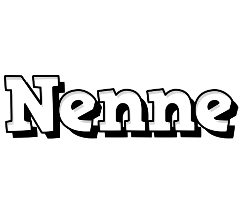 Nenne snowing logo