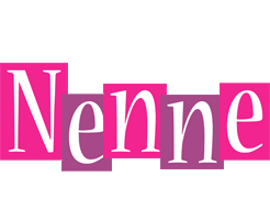 Nenne whine logo