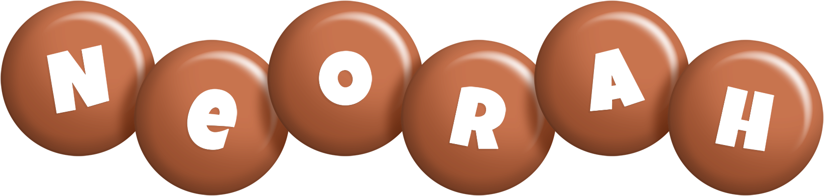 Neorah candy-brown logo