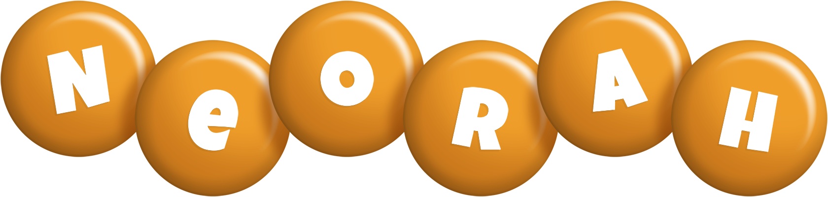 Neorah candy-orange logo