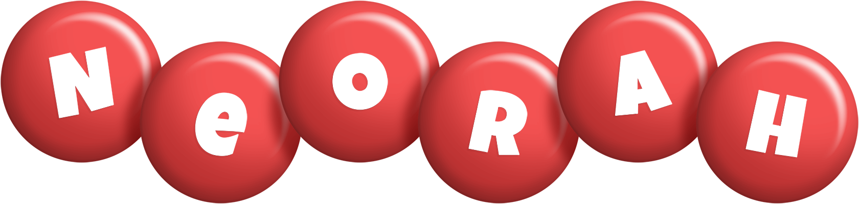 Neorah candy-red logo