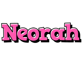 Neorah girlish logo