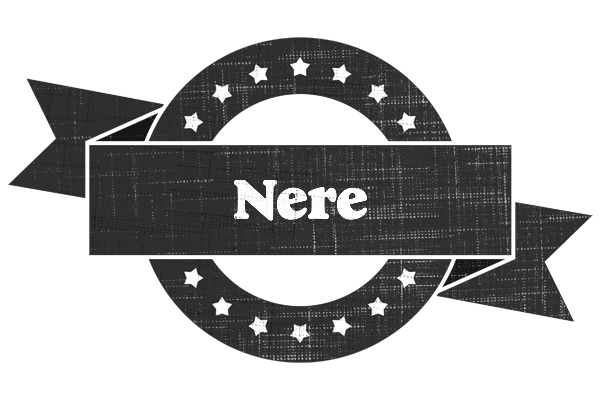 Nere grunge logo