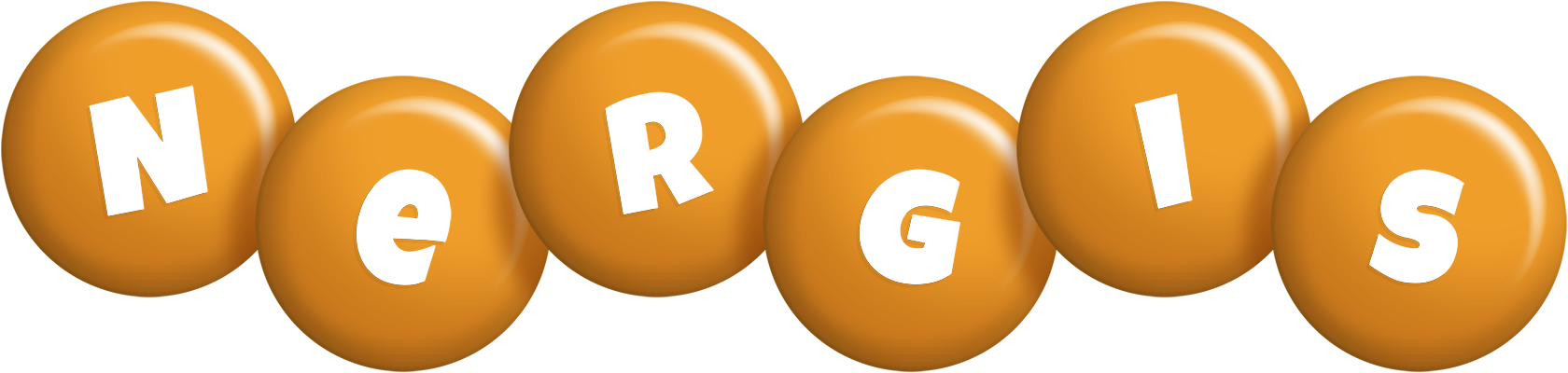 Nergis candy-orange logo