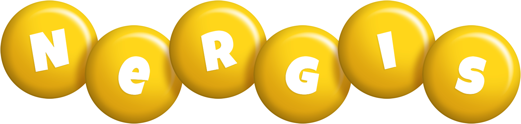 Nergis candy-yellow logo