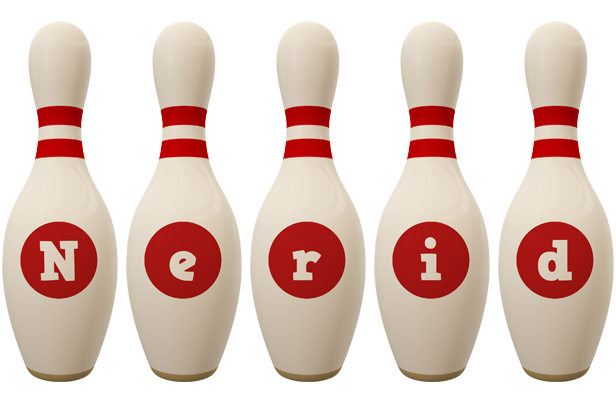 Nerid bowling-pin logo